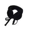 Solid Color Tie Earmuffs Thick Warm Neck Wrap New Winter Small Scarf