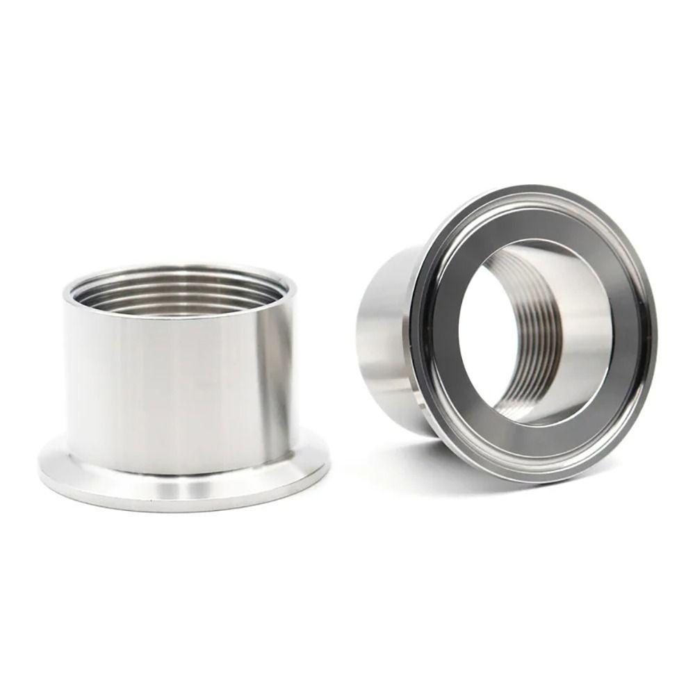 1Pcs 1/4" 3/8" 1/2" 3/4" 1" Pipe Fitting Connector BSPT Female/Male Thread TriClamp Adapter