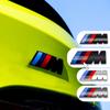 umbrx8 4 Sizes Gloss Matte Black Silver M Logo Emblem Badge For BMW E46 E90 F30 F10 G20 X3 X5 M3 M4 M5 Trunk Fender Sticker Car Decal