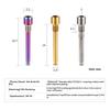 Bicycle Hydraulic Disc Brake Pad Fixing Bolts M4 Titanium Alloy Corrosion Resistant Inserts for Cycling Upgrade Accessories