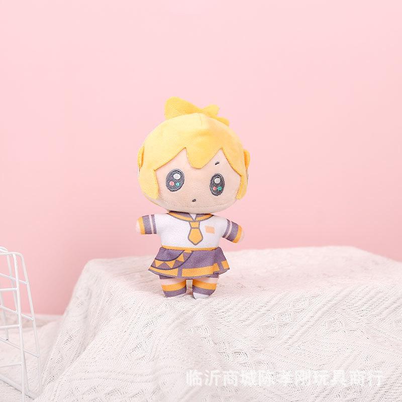 

New Miku Hatsune Cartoon Plush Doll Keychain Backpack Charm Stuffed Toy Claw Machine Prize Anime Figure Cute Gift For Fans