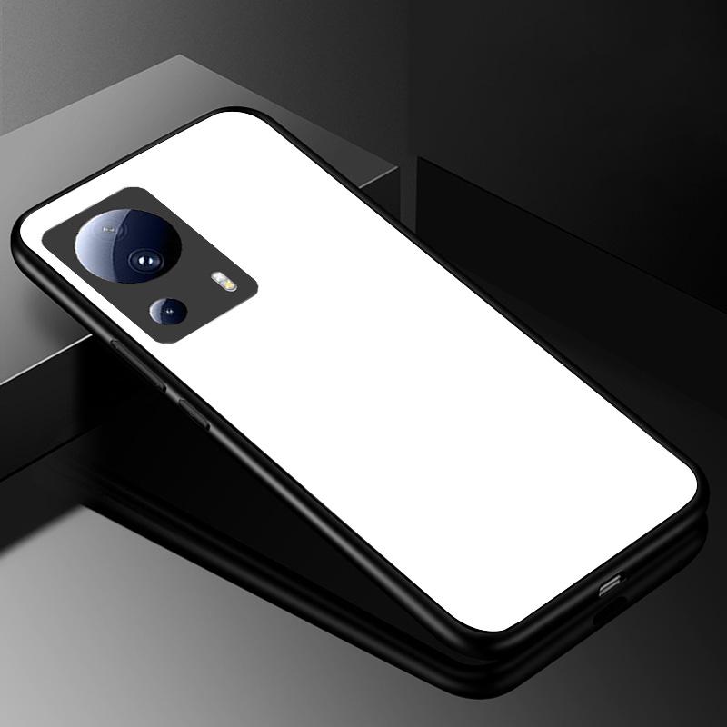 Tempered Glass Case for Xiaomi 13 Lite 5G Cover 13Lite Painted Hard Case for Xiaomi Mi 13 Lite Phone TPU Bumper Xiaomi13Lite