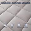 5-Sides Fuffy Enclosed Mattress Cover with Zipper Dust-Proof Fitted Sheet for Double Queen King Bed Thicken Mattress Protector