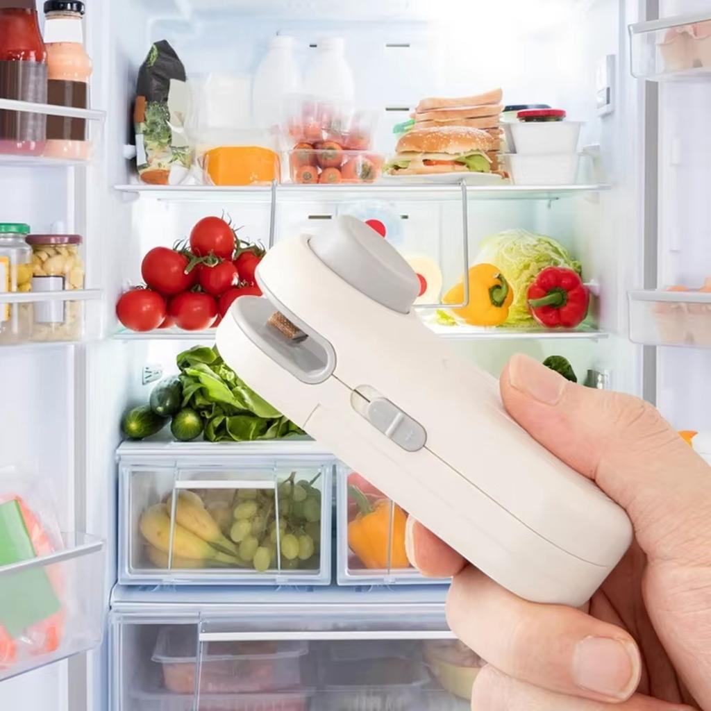 Draagbare Voedselverzegelaar Huishoudelijke Plastic Zak Vacuümsealer Snackverpakking Hitteverzegelingsmachine