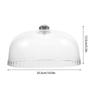 2026  Reusable Acrylic Cake Dome for Food Protection with Handle
