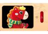 2026 5D Magnetic Fu Character Door Stickers for New Year & Spring Festival - Creative Entrance Décor