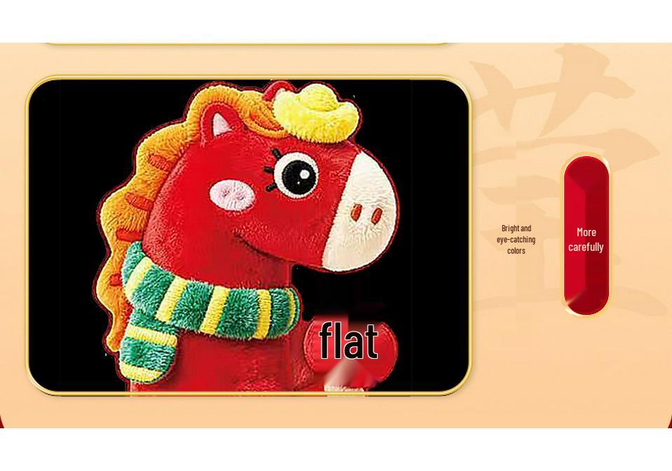 2026 5D Magnetic Fu Character Door Stickers for New Year & Spring Festival - Creative Entrance Décor
