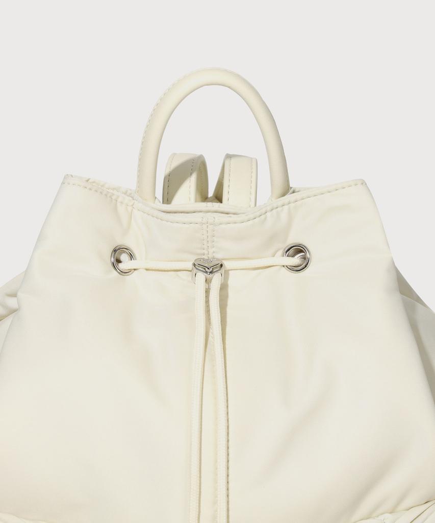 Covernat Woman Clover Heart Nylon Ribbon Backpack Butter