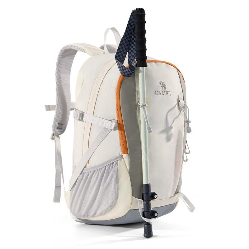 CAMEL Outdoor Hiking Backpack, Trekking Backpack, Water-Resistant Travel Bag, Beige, 23L