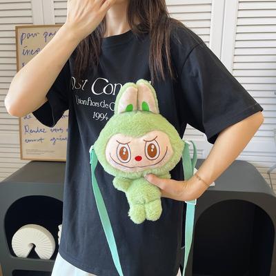 Plush Doll Bag Girl Plush Girl Grab Doll Cartoon Bag New Cute Soft Cute Messenger Shoulder Bag