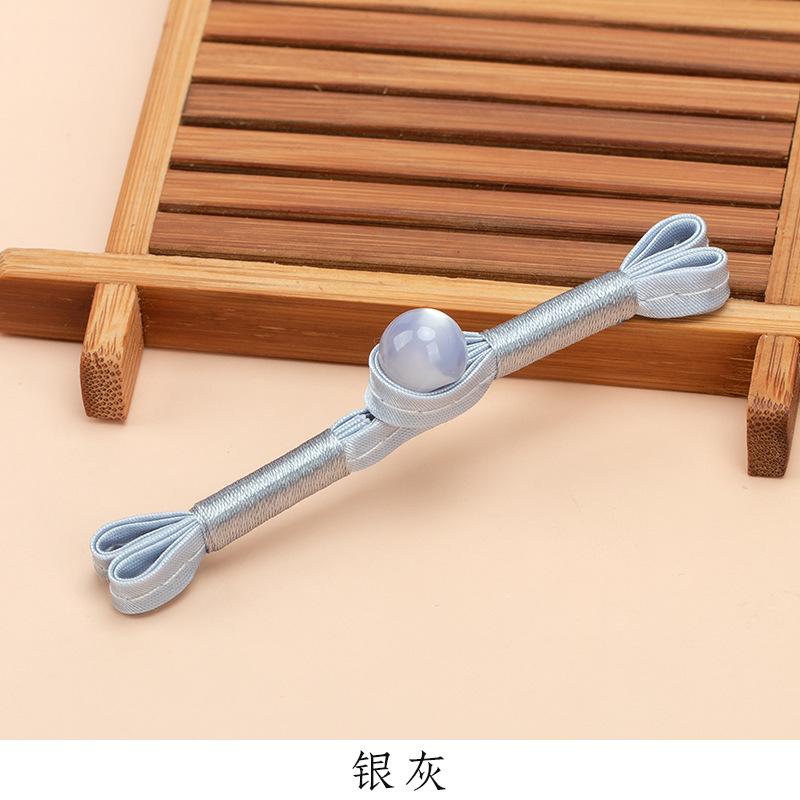 5 Pair Cheongsam Buckle Button Retro Dovetail Winding One-word Buckle Tang Clothing Hanfu Hand-woven Button Accessories