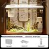 Eco-Friendly Desktop Fish Tank - Small Transparent Goldfish Aquarium for Home or Coffee Table Decor