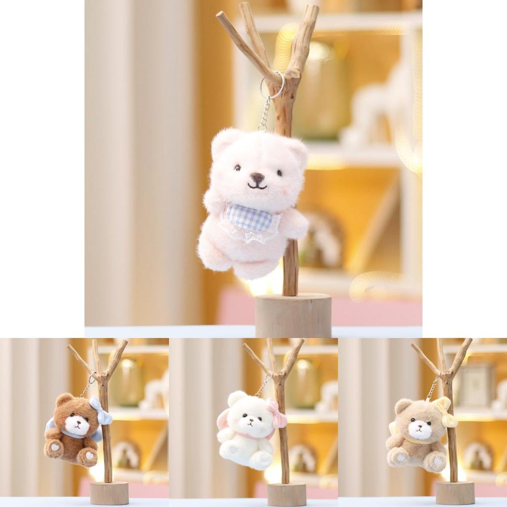 Adorable Plush Rabbit Doll Cute Bunny Stuffed Toy Perfect For Wedding Gifts And Keychains