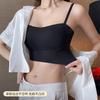 Jimei summer tube top underwear women's small breasts gather anti-light beautiful back sling vest type seamless bra wrap