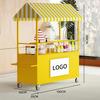 Mobile Snack and Retail Cart for Night Markets and Scenic Areas