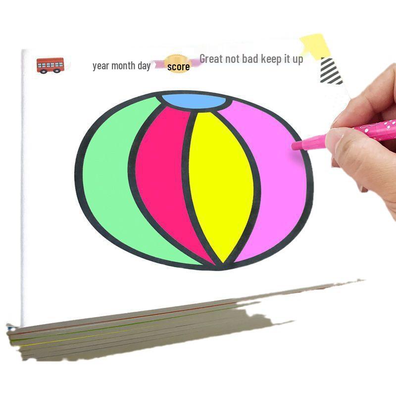 Kids' Coloring and Drawing Book Set: Doodle & Paint for Kindergarten