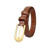 New First-Layer Pure Cowhide Women'S Belt Fashion Trend Versatile Leather Pin Buckle Casual Jeans Belt Women'S