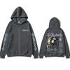 Anime Death Note Ryuk Graphic Zipper Hoodie Men Women Casual Vintage Oversized Zip Up Jacket Man Fleece Cotton Zip Up Sweatshirt
