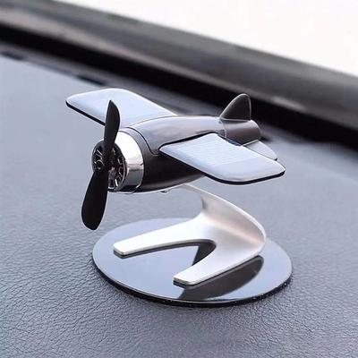 Ornament de Bord Avion Rotație Solară Odorizant de Aer Auto Difuzor Aromaterapie Parfum Decor pentru Birou Acasă