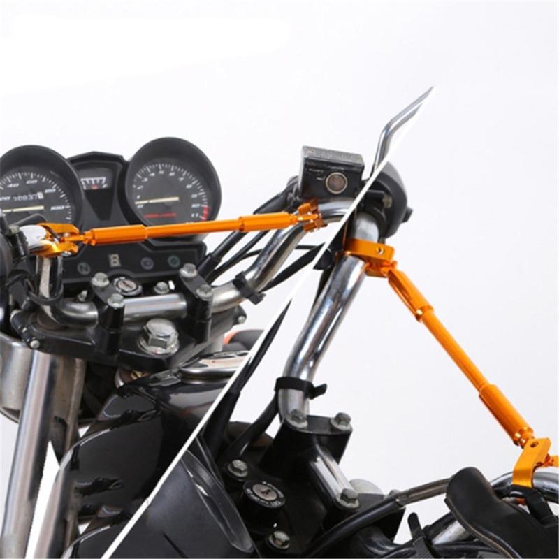 Motorcycle Handlebar Cross Bar Reinforced Thick Handlebar Pull Rod Front Balance Bar Reinforced Motorcycle Modifiable Parts