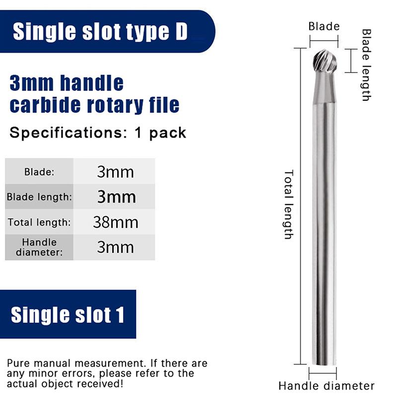 

Вращающийся напильник из карбида вольфрама, вращающаяся борфреза из твердого сплава, сверло с хвостовиком 3 мм, гравировальный резец, шлифовальная головка для металла и пластика A3