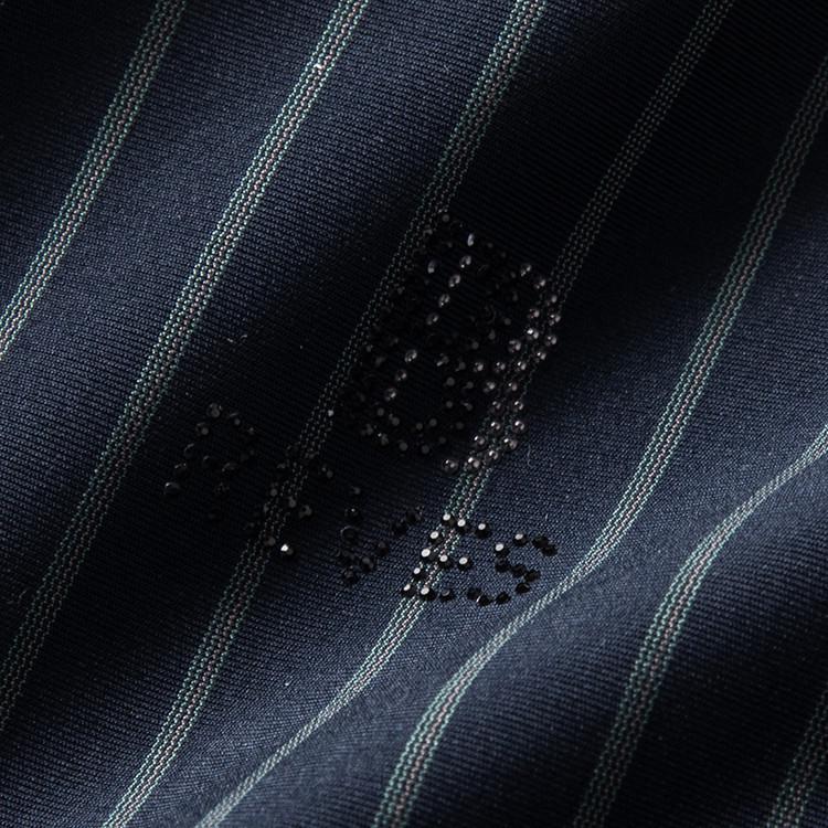 Woodpecker Men's Iron-Free Striped Long Sleeve Shirt – Wrinkle-Resistant, Elastic, Casual Wear for Middle-Aged Men (Spring/Autumn)