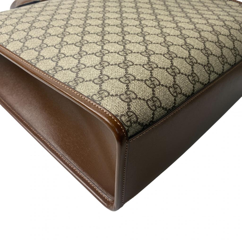 Used GUCCITote Bag Brown PVC Women