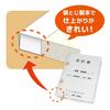 Beuton Japan Binding Tape, 35mm wide, A4 size, pre-cut type, 100 sheets, for contract seals, White, FS35-A4-W100