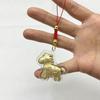 Cartoon Design Gold Horse Keychains Get Rich Zodiac Horse Keychains Bag Pendant  New Year Party