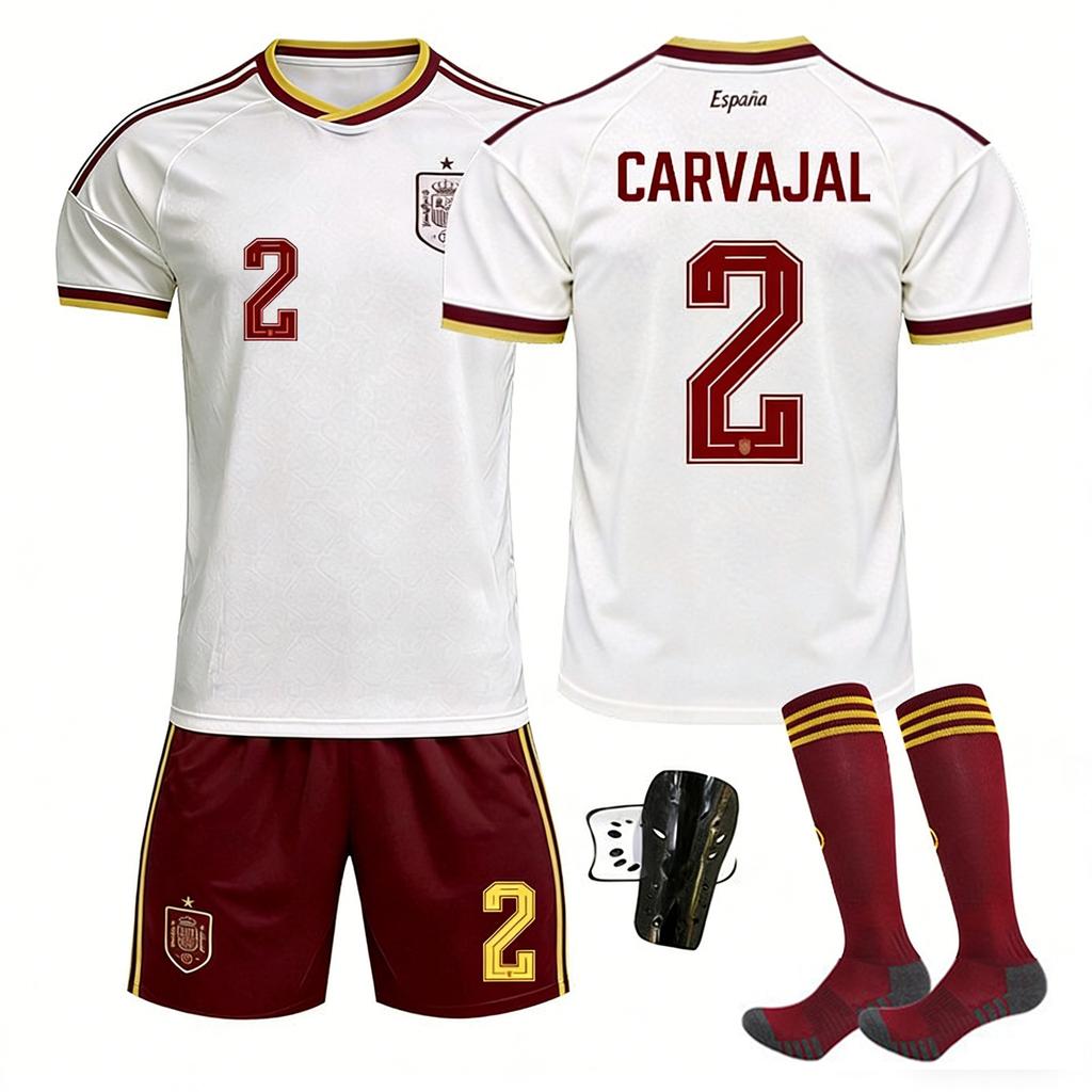 2627 US, Canada and Mexico World Cup Spain Away No. 19 Yamal Jersey 17 Williams Football Jersey Suit Men's