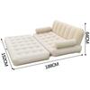 Outdoor Inflatable Sofa Recliner - Portable Air Mattress & Patio Furniture