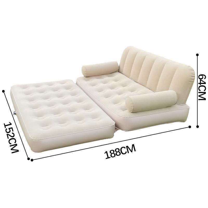 Outdoor Inflatable Sofa Recliner - Portable Air Mattress & Patio Furniture