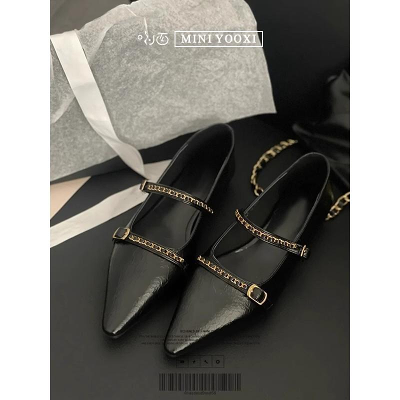 

Весна и Осень новая обувь Мэри Джейн на толстом каблуке, маленькие кожаные туфли, женская модная универсальная обувь с открытым верхом в стиле ретро, из мягкой кожи, на мягкой подошве, одинарная Contact customer service for other styles. чёрный