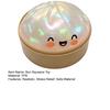 Bun Squeeze Toy Cute Bun Stress Reliever Realistic Simulated Bun Shape Toy with Cute Expressions Sensory Fidget Toy