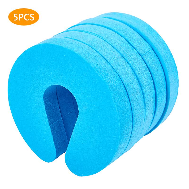 

5PCS Safety Finger Safe Soft Foam Door Stopper Locks For Children Protection EVA C Shape Security Cabinet Locks Door Clip