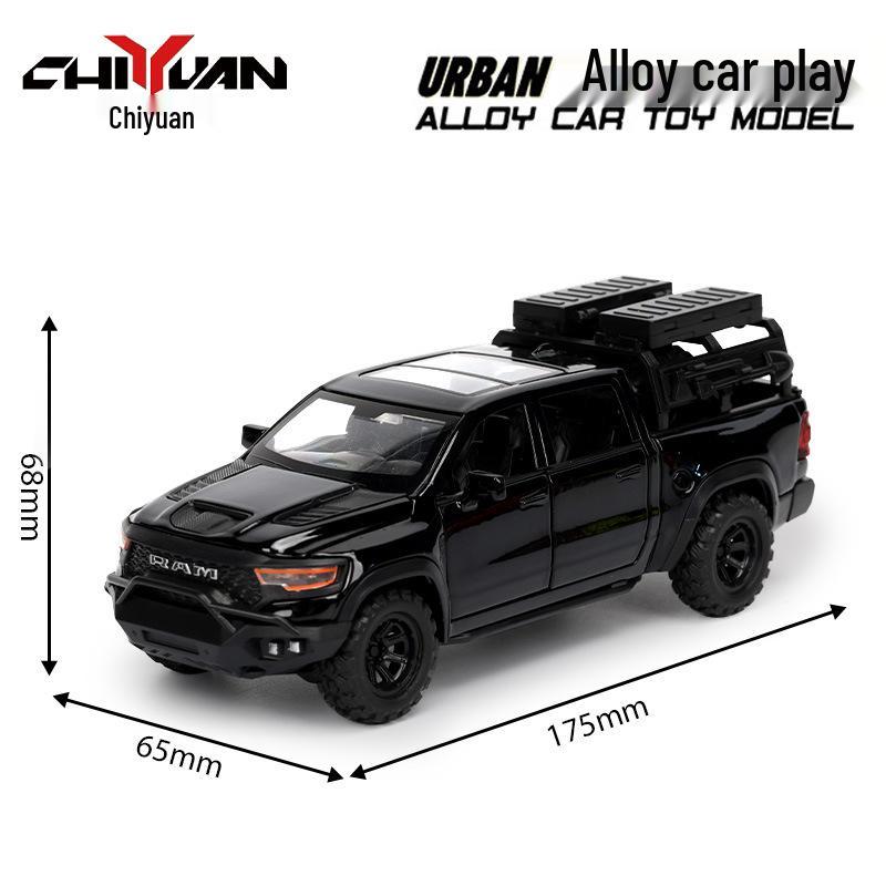 

Mammoth 1:32 Six-Door Alloy Pull-Back Pickup Truck Toy Car Model