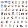 50 Sheets Japanese Anime 'The Funeral of Florian' Decorative Graffiti Stickers