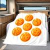 1pz Coperta in Flanella con Stampa Dragon Ball Super, Alta Qualità per Tutte le Stagioni, Decorazione per la Casa, Calore e Comfort, Perfetta per Regali di Natale