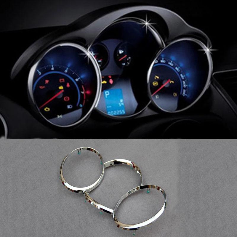 Automobile Instrument Decoration Ring Cover Trim Stickers for Chevrolet Chevry Cruze Sedan Hatchback 2009 - 2014 Accessories