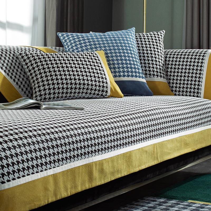 

Диванная подушка Four Seasons, универсальный синельный нескользящий чехол для дивана, стильная подушка, легкий роскошный чехол, полотенце 70*70cm