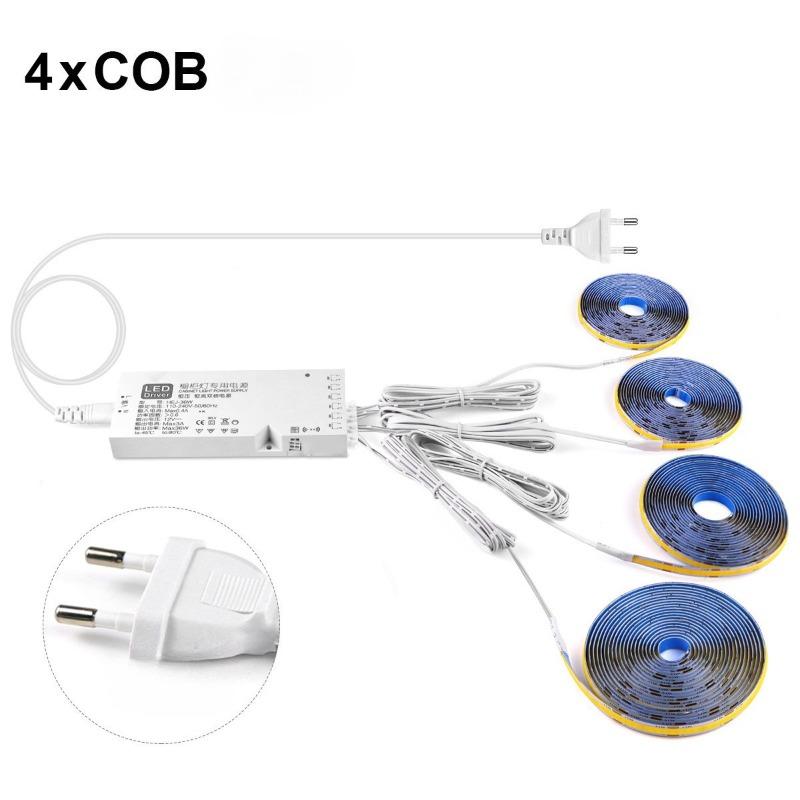 12V COB Parallel Set Wide Display Cabinet Wine Cabinet Decoration Soft Light Strip