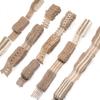 Louleur 2 Meter Jute Leinwandband Geflochtenes Hanfseil Für Blumenverpackung Kleidung Schuhe Hut DIY Dekorationszubehör Handgemacht