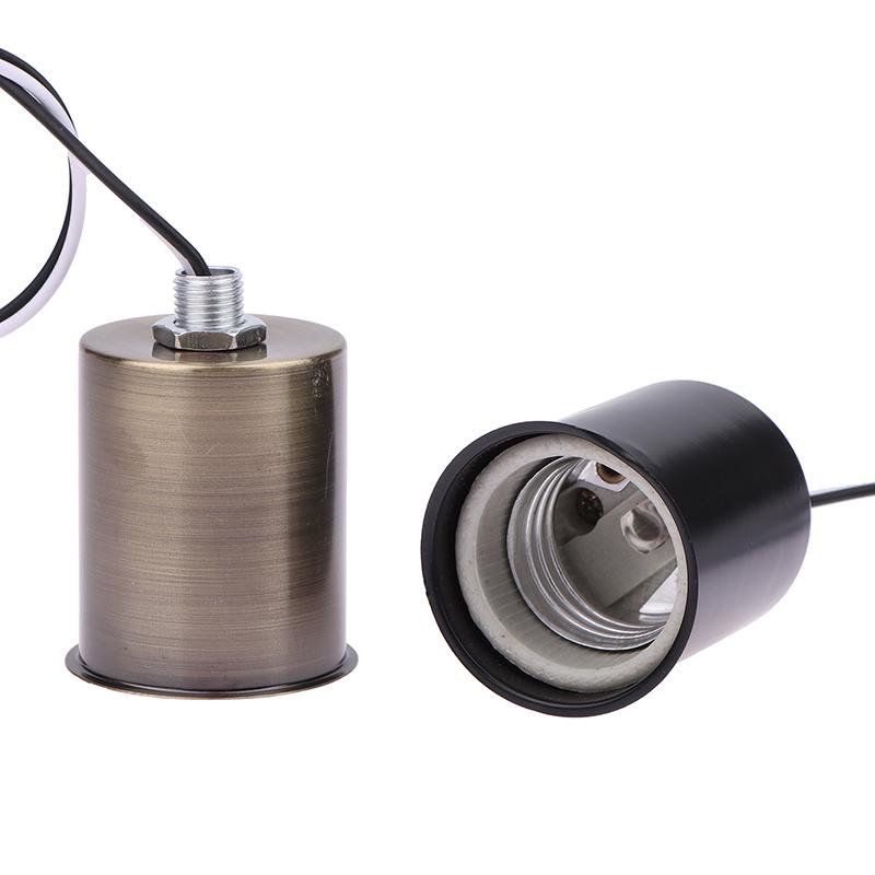 E27 Ceramic Screw Light Base Light Socket Round Led Filament Lamp Holder Indoor Led Lamp Part Easy To Install For Led Light
