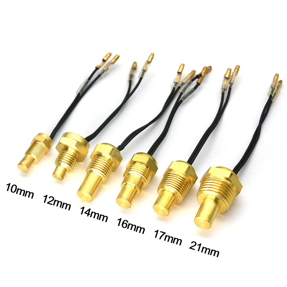12V/24V Wassertemperatursensor Temperaturgeber 50K Kopfstecker 10MM 12MM 14MM 16MM Für Auto LKW Anzeige Elektrisches Messgerät NPT 3/8 1/8