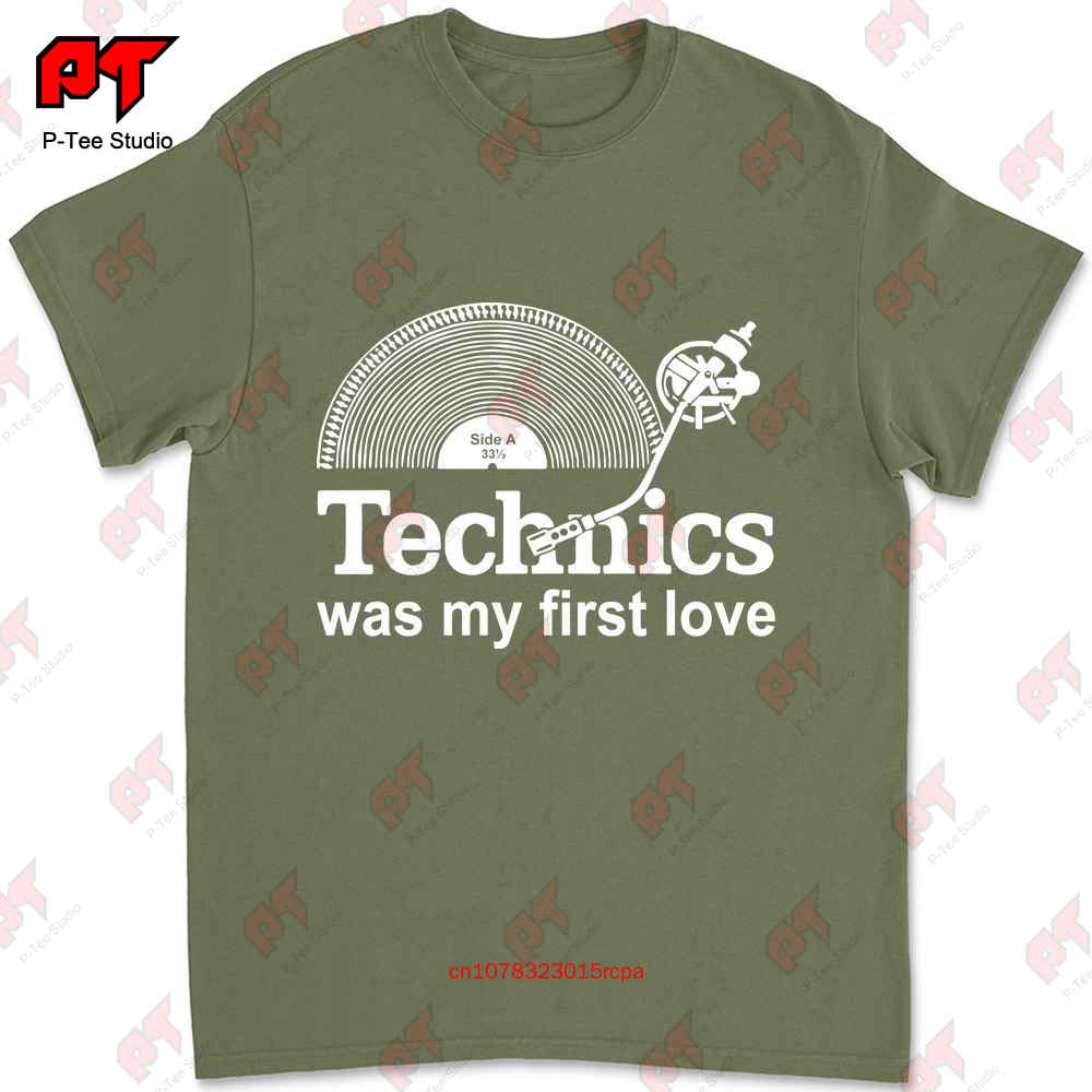 

Unisex S Technics Was My First Love Record Turntable Dj 33 1 3 Black T Shirt Xl KL4V 4XL