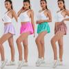 Frauen Athletische Sport Fitness Yoga Shorts Laufen Niedliche Flowy 2 In 1 Tennis Beach Volleyball Baseball Kurze Culottes