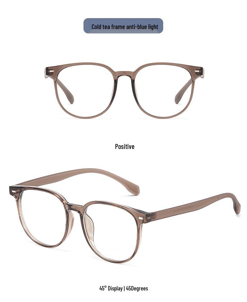 1256 Ultraleichter TR90 Optischer Brillenrahmen für Damen und Herren - High-End, Großrahmen, Kompatibel mit Korrektionsgläsern