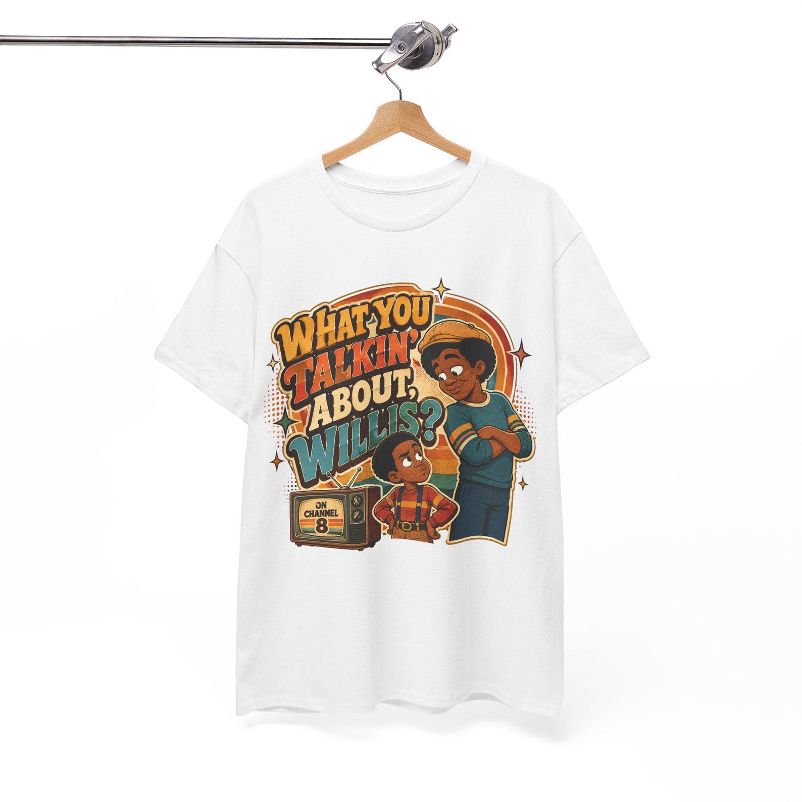 Diff rent Strokes Inspired Graphic Design T shirt 4XL