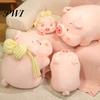Multifunctioneel Pluche Speelgoed Zacht Varkenskussen Schattig Roze Knuffeldier Kussen Verjaardagscadeau voor Kinderen Meisjes Sofa