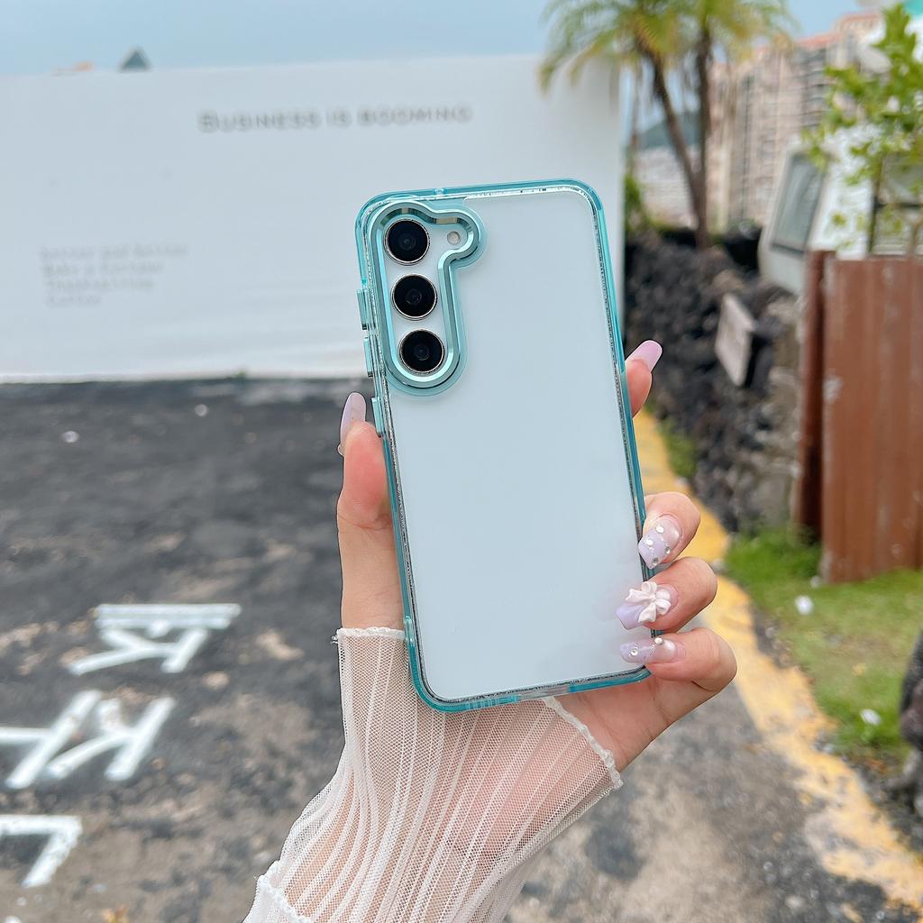 case for Samsung S26 S25 S24 S23 S22 ultra Simple and transparent tough case full coverage Shock Proof Anti-Fingerprint plain